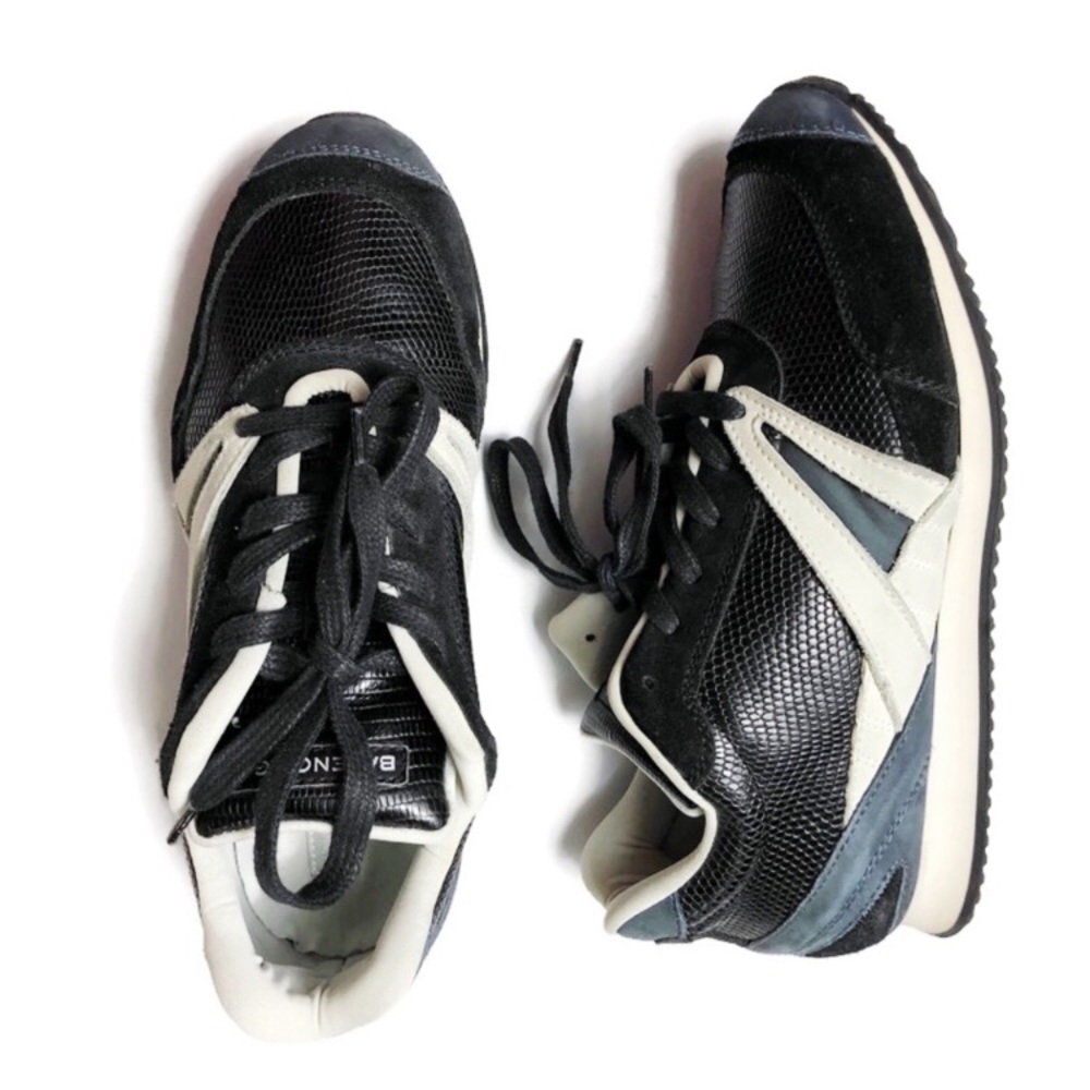 Balenciaga Black and Cream Sneakers